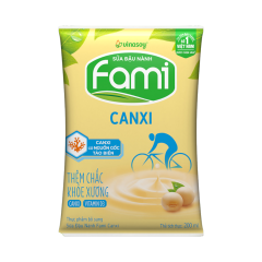 Sữa đậu nành Fami Canxi bịch 200ml chính hãng | Siêu Thị GO!– Thực phẩm giá tốt