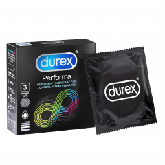 Hộp 3 bao cao su Durex Performa chính hãng