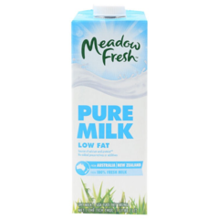 Sữa tươi tiệt trùng Meadow Fresh ít béo hộp 1 lít chính hãng | Siêu Thị GO!– Thực phẩm giá tốt