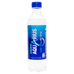 Nước uống thể thao Aquarius chai 390ml chính hãng