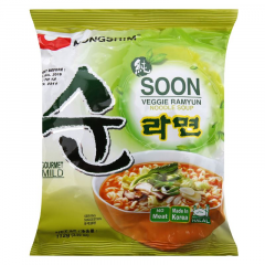 Mì chay Nongshim Soon Veggie Ramyun gói 112g chính hãng