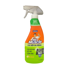 Xịt tẩy đa năng Mr Muscle cam 500ml chính hãng