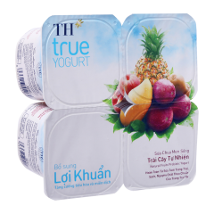 Lô 4 Sữa chua TH True Yogurt trái cây 100g chính hãng | Siêu Thị GO!– Thực phẩm giá tốt