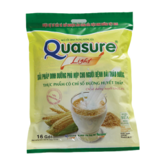 Bột ngũ cốc Quasure Light hương sữa 16x25g chính hãng