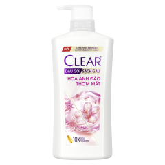 Dầu Gội Clear Hoa Anh Đào Thơm Mát 630G chính hãng