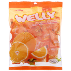 Kẹo cứng Welly Cam gói 70g chính hãng