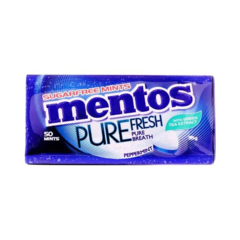 Kẹo Mentos không đường Peppermint 35g chính hãng
