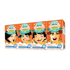Lô 4 sữa chua uống Kun vị cam hộp 110ml chính hãng | Siêu Thị GO!– Thực phẩm giá tốt