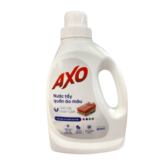 Tẩy quần áo màu AXO thanh khiết 800ml chính hãng