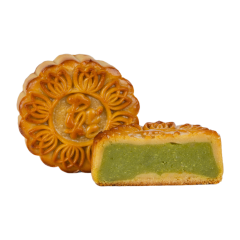 Bánh trung thu dinh dưỡng Bibica hạt sen - trà xanh 150g chính hãng