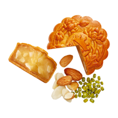 Bánh trung thu Kinh Đô đậu xanh hạnh nhân 150g chính hãng
