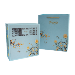 Hộp 4 bánh trung thu Hữu Nghị Thanh Nguyệt Đoàn Viên 480g chính hãng