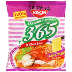Mì Nissin365 lẩu Thái hải sản 68g chính hãng