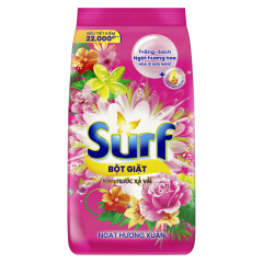 Bột Giặt Surf Nước Xả Vải Hương Gió Xuân 5.5Kg chính hãng