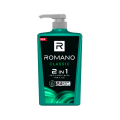 Sữa tắm gội Romano Classic 650g chính hãng