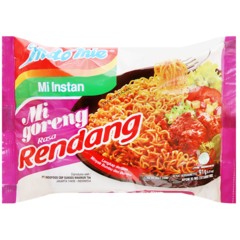 Mì xào khô Indomie bò cay 91g chính hãng