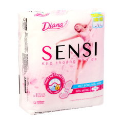 Băng vệ sinh Diana sensi siêu mỏng cánh 23cm gói 8 miếng chính hãng
