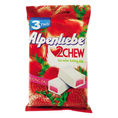 Kẹo Chew Alpenliebe dâu 73.5g chính hãng