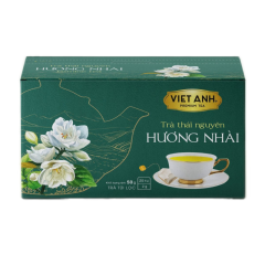 Trà túi lọc Thái Nguyên Việt Anh hương lài 25 gói x 2g chính hãng