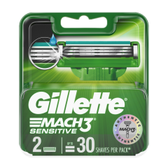 Lưỡi dao cạo râu Gillette Mach 3 lô hội hộp 2 lưỡi chính hãng