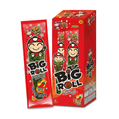 Snack rong biển Taokaenoi Roll vị cay 6 gói x 2.5g chính hãng