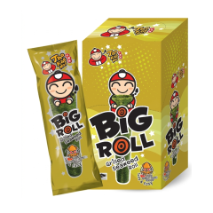 Snack rong biển Taokaenoi Roll vị mực 6 gói x 2.5g chính hãng