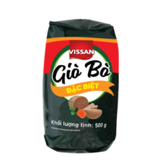 Giò bò đặc biệt Vissan cây 500g chính hãng