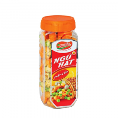 Đậu phộng ngũ hạt thập cẩm Tài Tài hũ 190g chính hãng