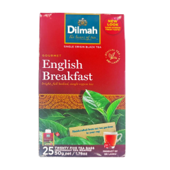Trà Dilmah English Breakfast hộp 25 gói x 2g chính hãng