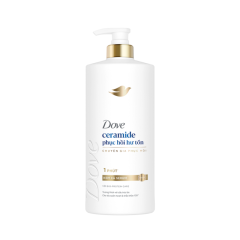 Kem xả Serum Dove Ceramide phục hồi hư tổn chai 600g chính hãng