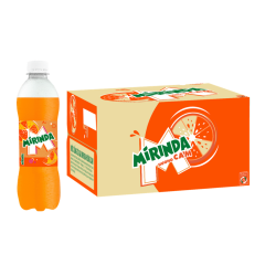 Thùng 24 nước ngọt Mirinda cam chai 390ml chính hãng