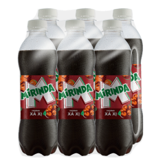 Lô 6 nước ngọt Mirinda xá xị chai 390ml chính hãng