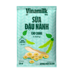 Sữa đậu nành Vinamilk cao canxi ít đường bịch 220ml chính hãng | Siêu Thị GO!– Thực phẩm giá tốt