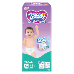 Tã quần Bobby chống hăm size XL 42 miếng chính hãng