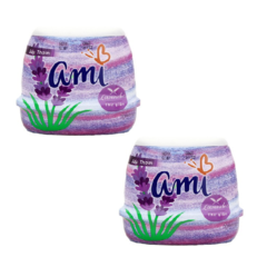 Lô 2 sáp thơm Ami Lavender 200g chính hãng