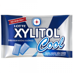 Kẹo gum Lotte Xylitol Cool vỉ 11.6g chính hãng
