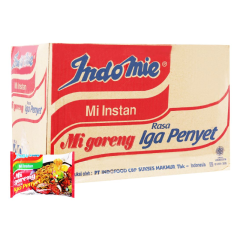 Thùng 40 mì xào khô Indomie Mi vị sườn gói 80g chính hãng