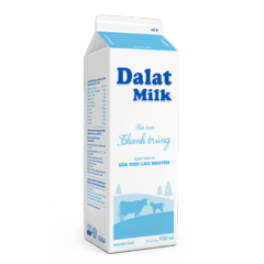 Sữa tươi thanh trùng Dalatmilk Không đường 950ml chính hãng | Siêu Thị GO!– Thực phẩm giá tốt