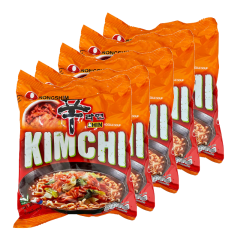 Lô 5 mì kim chi Nongshim gói 120g chính hãng