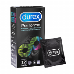 Hộp 12 bao cao su Durex Performa chính hãng