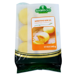 Bánh bao kim sa Bamboo 240g chính hãng