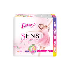 Băng vệ sinh Diana Sensi siêu mỏng cánh 23cm gói 20 miếng chính hãng