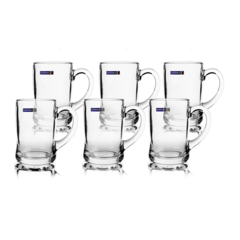Bộ 6 ly bia thủy tinh Benidorm 450ml chính hãng