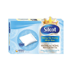 Bông tẩy trang Silcot mềm xốp hộp 82 miếng chính hãng