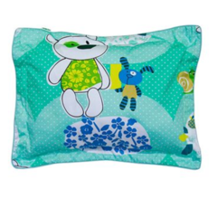 Gối đầu trẻ em bèo Cotton hoa 30x50cm chính hãng