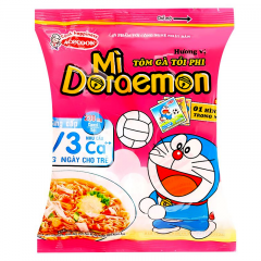 Mì Doraemon tôm gà tỏi phi 63g chính hãng | Siêu Thị GO!– Thực phẩm giá tốt