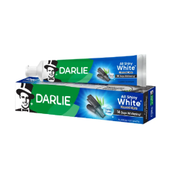Kem đánh răng Darlie Charcoal trắng sáng 140g chính hãng