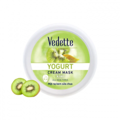 Mặt nạ sữa chua Kiwi Vedette hũ 120ml chính hãng