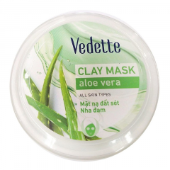 Mặt nạ đất sét Nha đam Vedette hũ 145g chính hãng