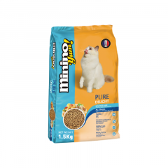 Thức ăn mèo Monino Yum vị hải sản 1.5kg chính hãng